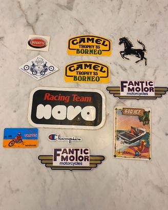 Lotto Adesivi Originali Anni80 Camel Trophy Fantic