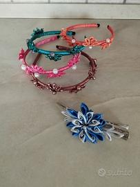 fermagli decorati a mano