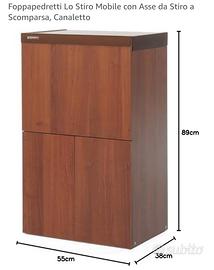 asse da stiro con mobile foppapedretti 