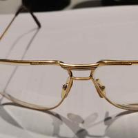 cartier occhiali tank anni 90 placcati oro 22k