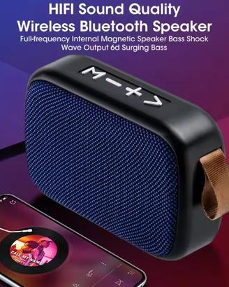 Altoparlante wireless subwoofer portatile