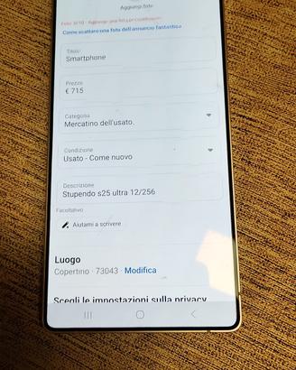 Samsung Galaxy s 25 ultra 