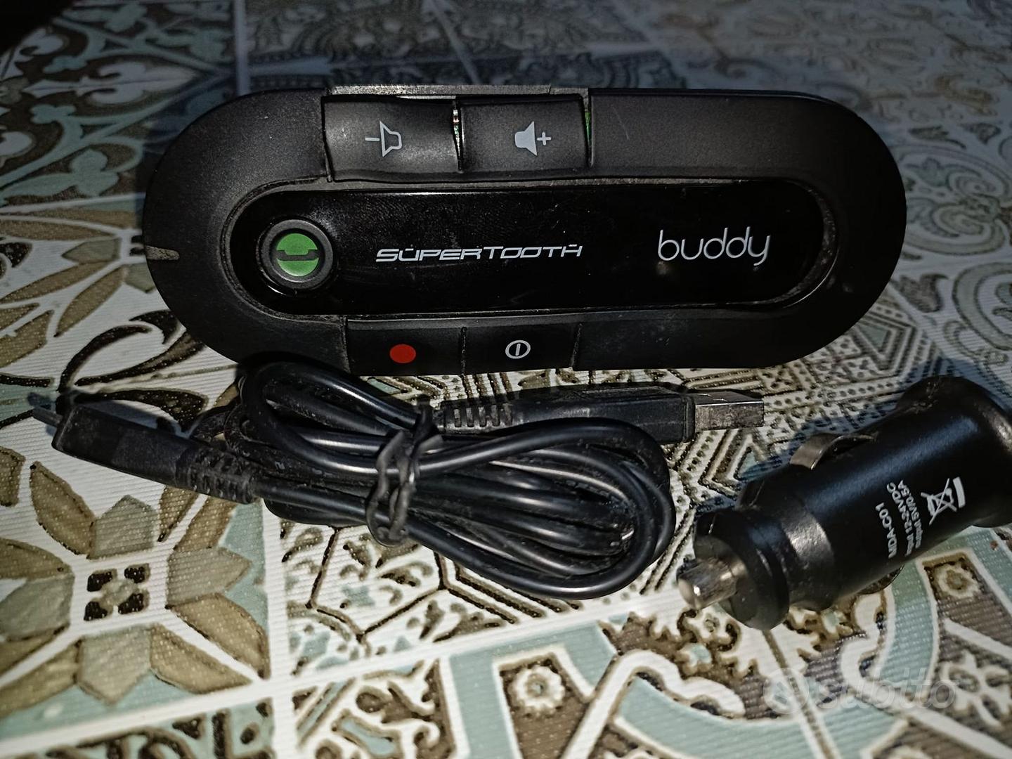 SuperTooth Buddy Kit Vivavoce Bluetooth per Auto, Nero : :  Elettronica