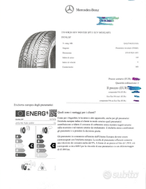 Gomme invernali DUNLOP di alta qualità per SUV
