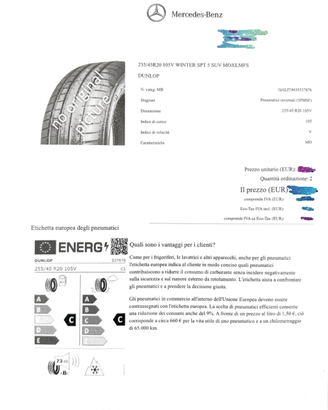 Gomme invernali DUNLOP di alta qualità per SUV