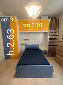 Cameretta a Ponte DOIMO Cityline – Giallo/Azzurro