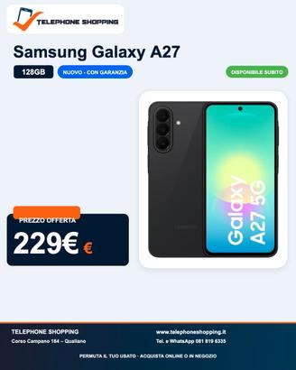 Samsung Galaxy A27 6/128GB Nuovo