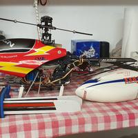 T-Rex 450 + radio e valigia rigida