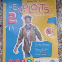 Libro di francese Exploits 2 con CD