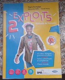 Libro di francese Exploits 2 con CD