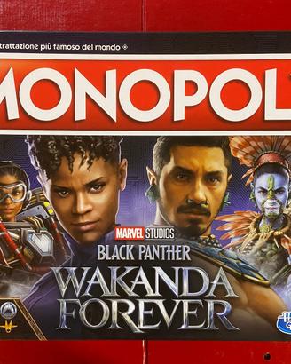 Monopoly Wakanda forever Hasbro Marvel
