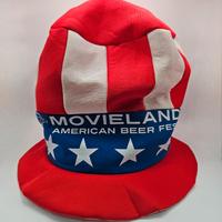 Cappello cilindro bandiera americana movieland