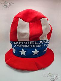 Cappello cilindro bandiera americana movieland