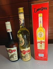 Lotto 2 bottiglie vintage Strega, liquore e cream