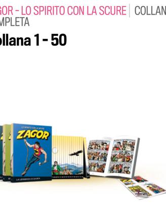 ZAGOR 100 fumetti a colori cartonati NUOVI
