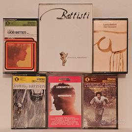 Lotto musicassette LUCIO BATTISTI 