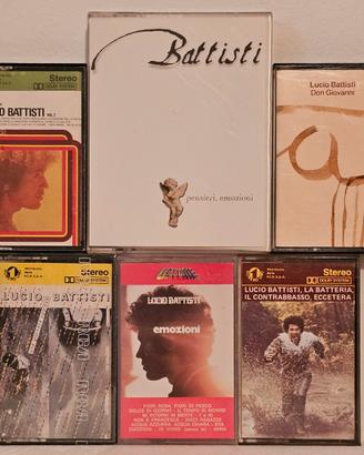 Lotto musicassette LUCIO BATTISTI 