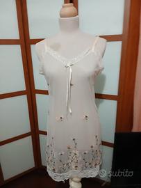 set camicie da notte donna tulle 