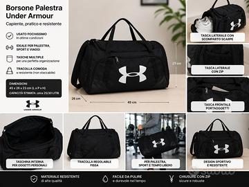 Borsone palestra Under Armour 25-30 litri 