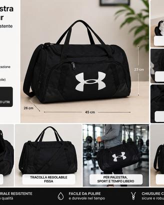 Borsone palestra Under Armour 25-30 litri 