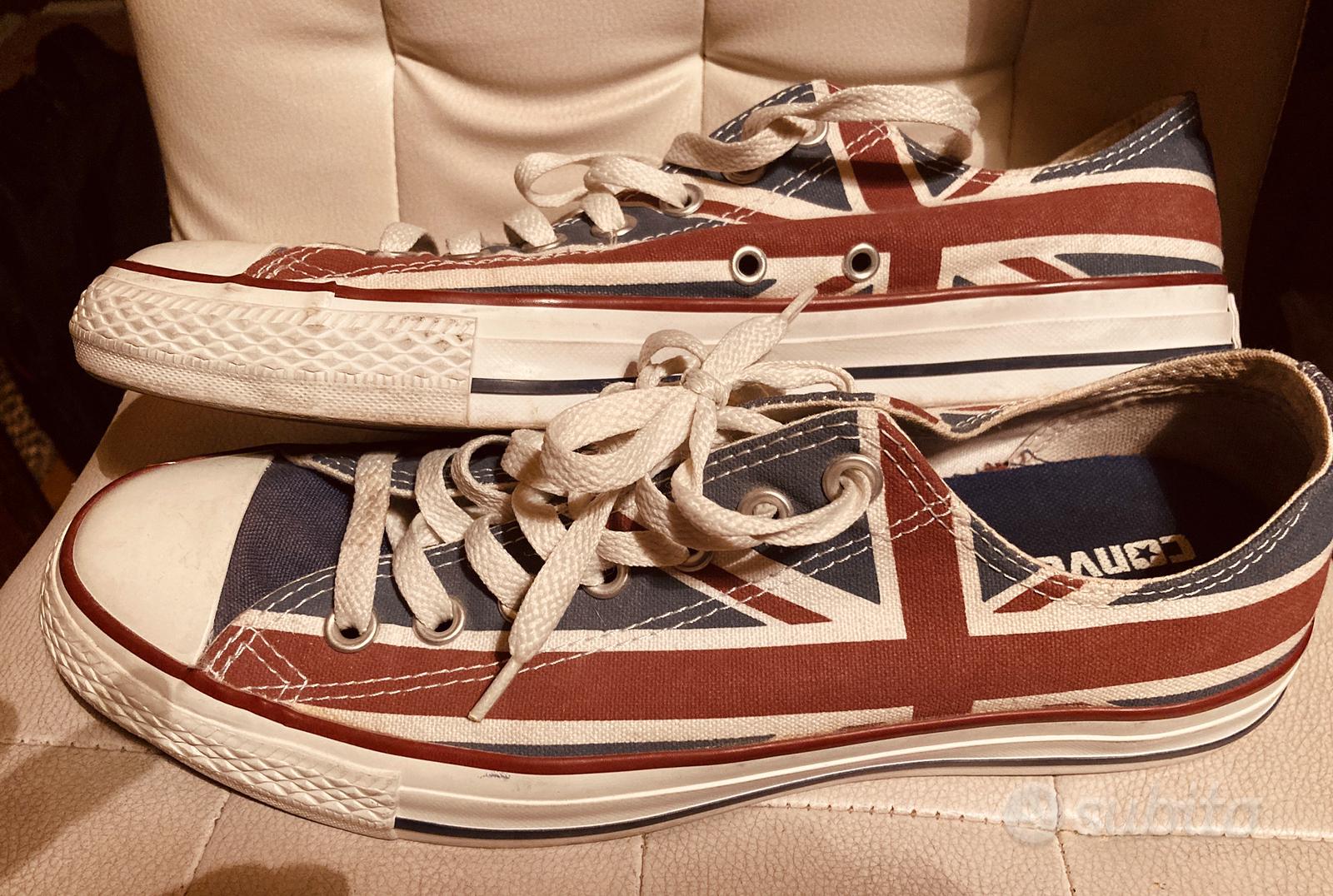 Converse all star originali bandiera inglese 8.5 Abbigliamento e Accessori In vendita a Milano