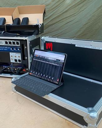 Mixer digitale Soundcraft UI16 + flycase + DI Box