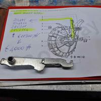 Leva Carter Frizione Ape Car e Poker Diesel grigio