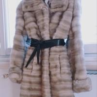 pelliccia di visone grigio 