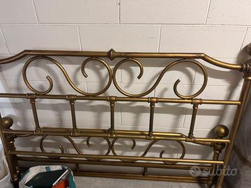 Letto in ottone