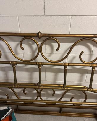 Letto in ottone
