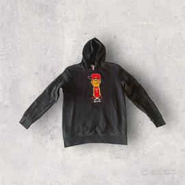 Felpa Adidas con Cappuccio – Nera, Taglia L