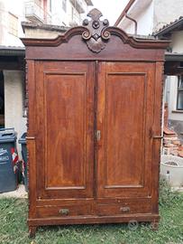 armadio in legno dolce primi anni del 900