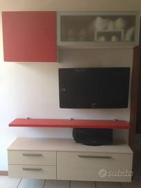 Pensili parete soggiorno minimal