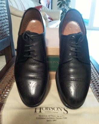 Scarpe uomo nero i pelle tg. 40