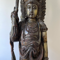 Dea Guanyin - Scultura lignea Buddhista - Cina XIX