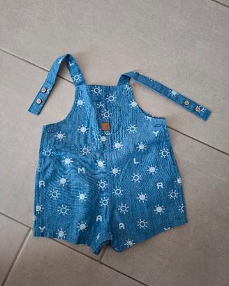 salopette unisex mayoral 6-9 mesi