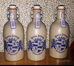 Franz Joseph Jubelbier Bottiglia di birra in gres