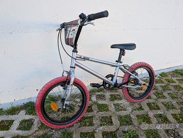 Bici BMX bambino Btwin WIPE 500 16 pollici