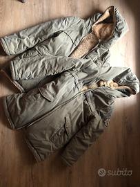 2 giubb.parka x gemelli tg.10/11 anni