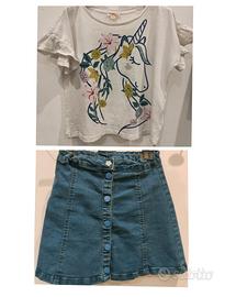 Completo gonna e maglietta  Du pareil au meme