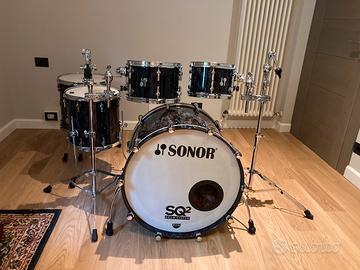 Batteria Sonor SQ2 Finitura Vernys Grey Tribal