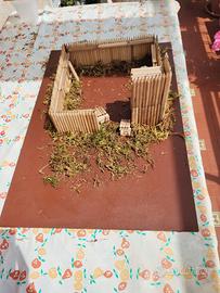 Fortino in legno costruito a mano