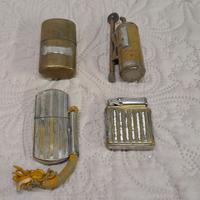 lotto 4 accendini vintage da collezione