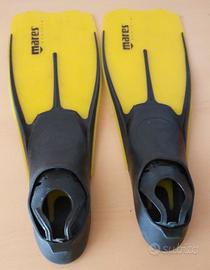 Pinne Mares giallo/nero taglia 40-41