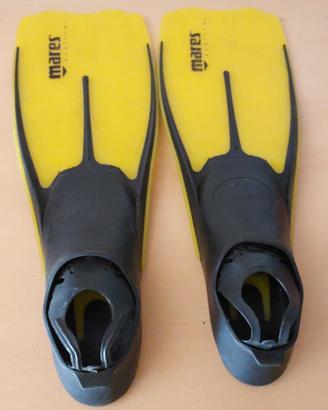 Pinne Mares giallo/nero taglia 40-41