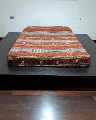 Letto moderno XXL effetto wengé
