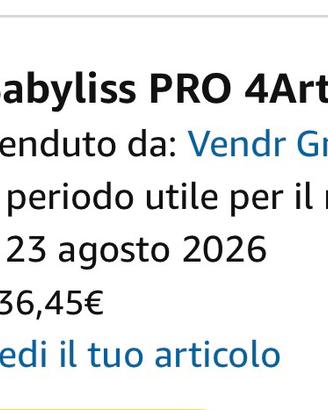 Rasoio elettrico  Babyliss pro 4artists