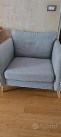 poltrona stile nordico 