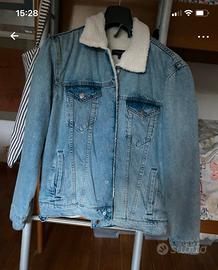 Giubbotto jeans imbottito