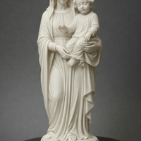 Statua Madonna con Bambino – 24 cm